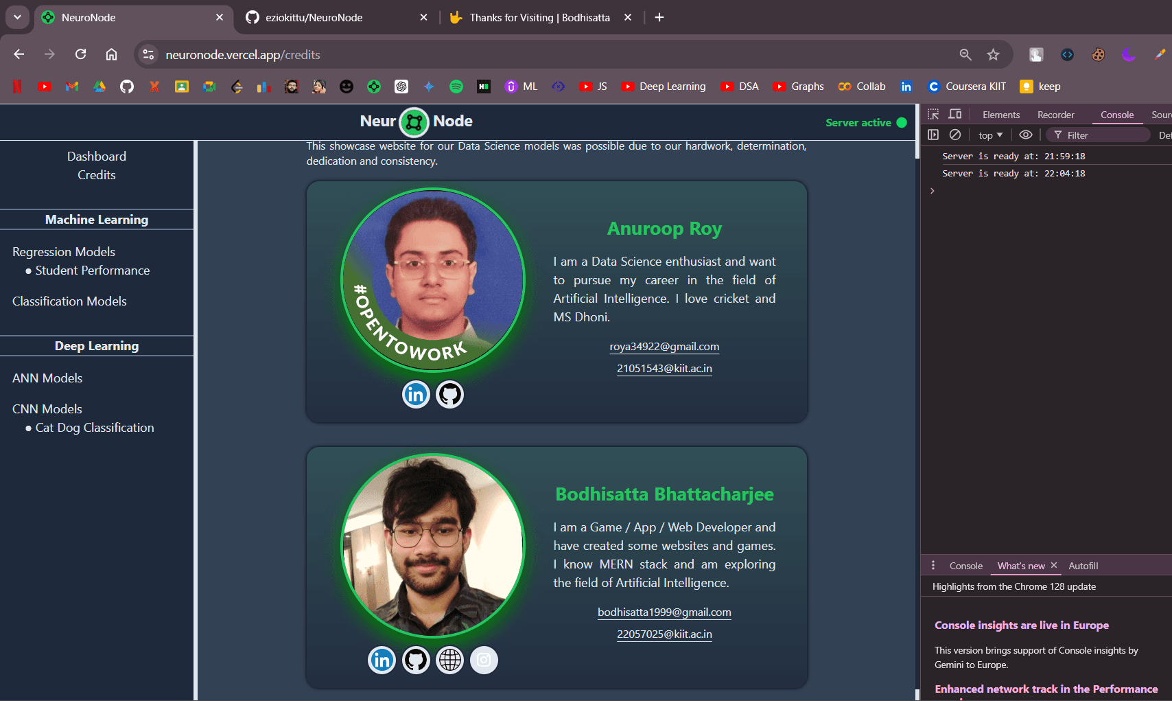 NeuroNode - ML/AI Model Catalogue Application — screenshot 1