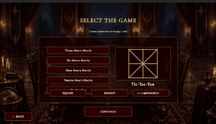 Mens Morris Collection — screenshot 1